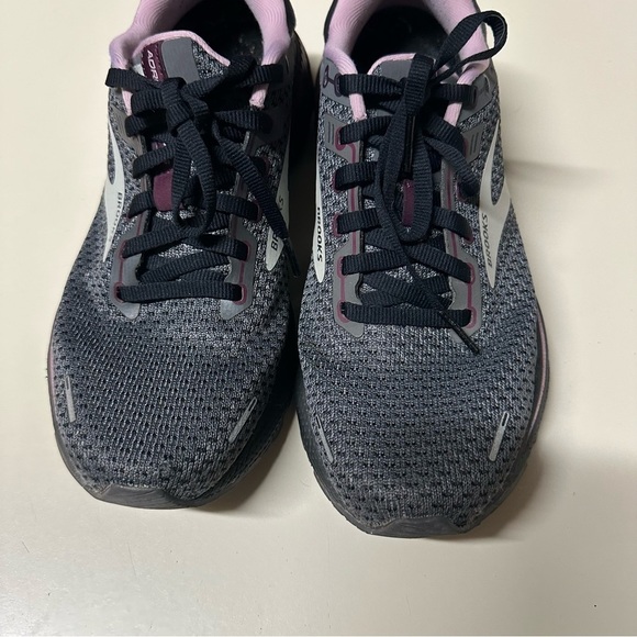 Brooks Womens Running Adrenaline GTS Athletic Shoes Size 8.5 Black Purple - Picture 7 of 12